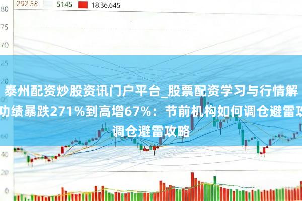 泰州配资炒股资讯门户平台_股票配资学习与行情解析 功绩暴跌271%到高增67%：节前机构如何调仓避雷攻略