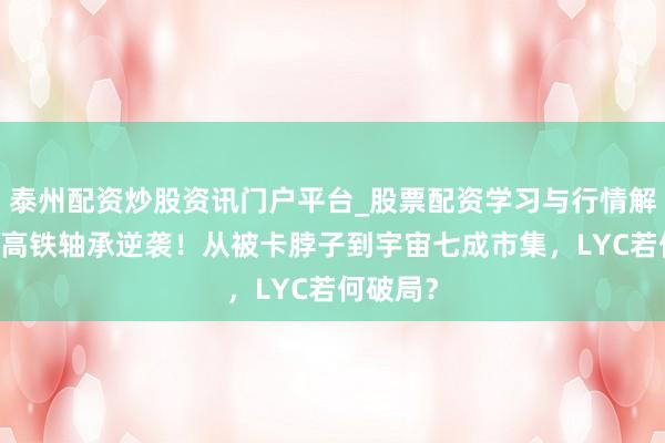 泰州配资炒股资讯门户平台_股票配资学习与行情解析 国产高铁轴承逆袭！从被卡脖子到宇宙七成市集，LYC若何破局？