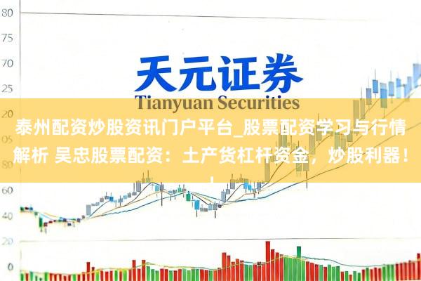 泰州配资炒股资讯门户平台_股票配资学习与行情解析 吴忠股票配资：土产货杠杆资金，炒股利器！
